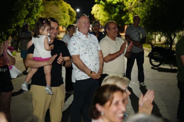 Se inauguró la iluminación externa de la Parroquia Nuestra Señora de Luján 