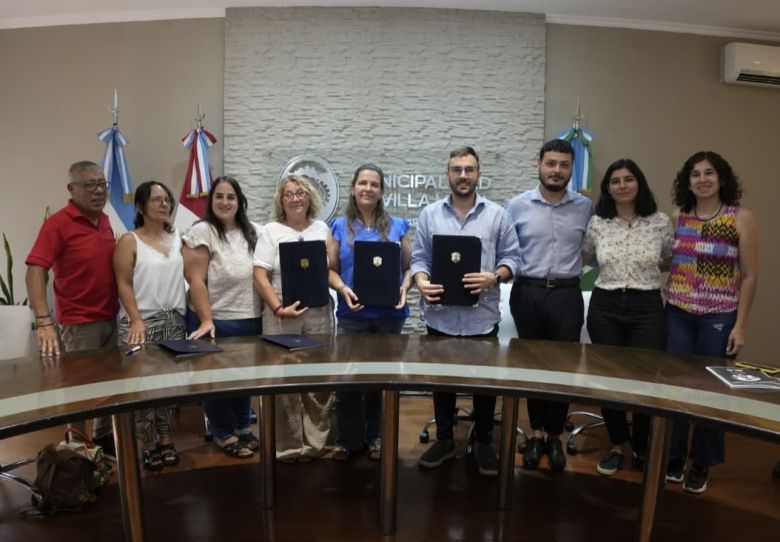 Villa Mar&iacute;a y Corral de Bustos firmaron un convenio contra la violencia de g&eacute;nero 