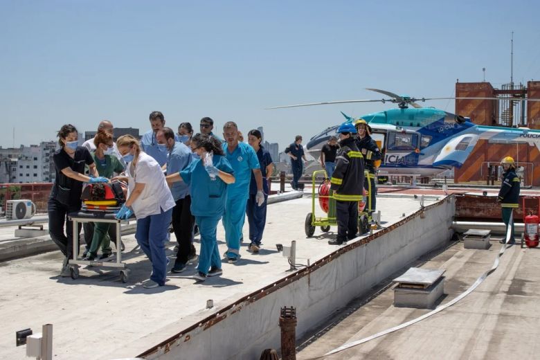 El Hospital Garrahan reactiv&oacute; su helipuerto propio tras cuatro a&ntilde;os