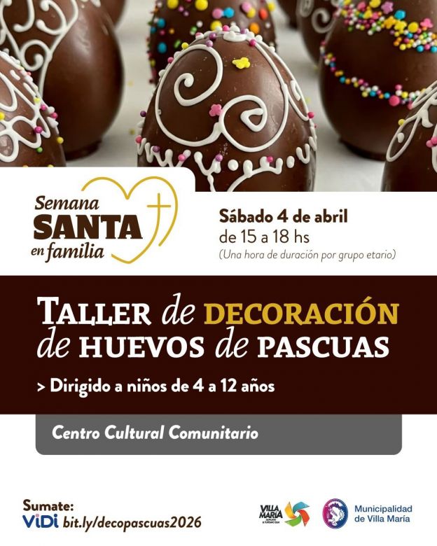 Villa Mar&iacute;a propone un variado cronograma para "Semana Santa" 