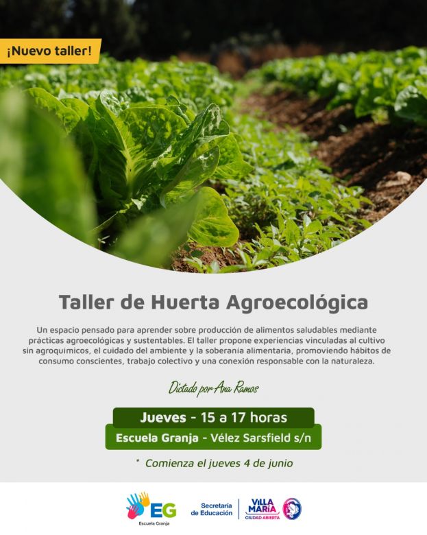 La escuela Granja invita a participar de las nuevas propuestas formativas de junio