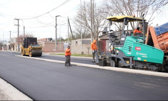 Avanza la pavimentaci&oacute;n de avenida Mercedarios dentro del Plan 500 Cuadras