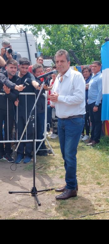 Sergio Massa: "el lunes la Argentina sigue, nuestra responsabilidad es cuidar a los argentinos"