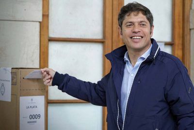 Kicillof retuvo la gobernación en la provincia de Buenos Aires 